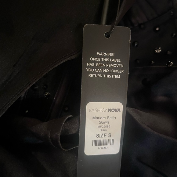 Fashion Nova - Mariam Satin Gown - Picture 2 of 5